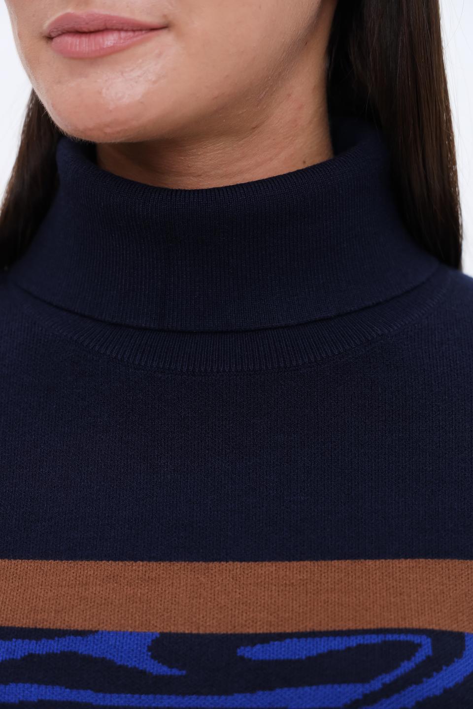 Пуловер Tuzzi с узором синий