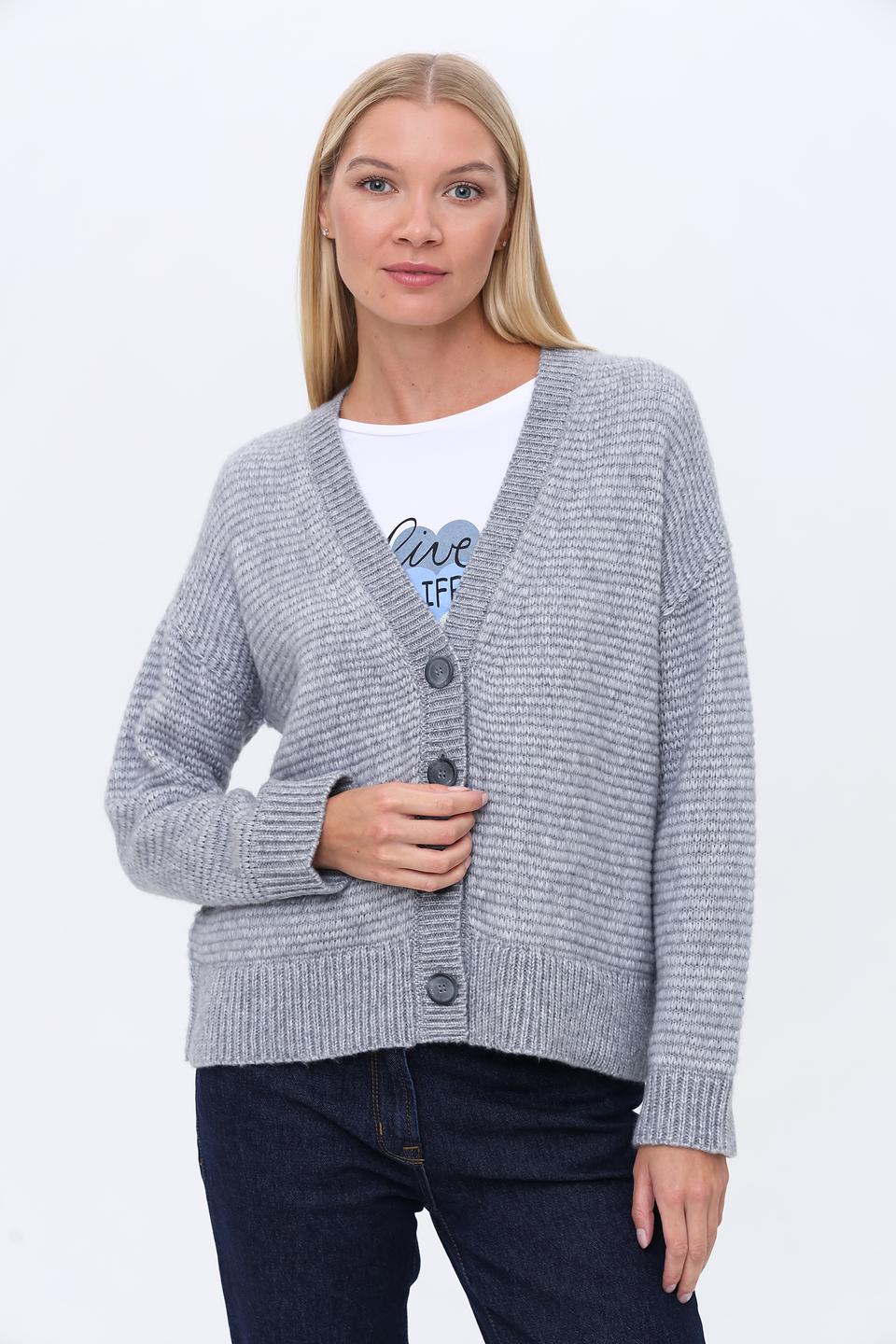 Кардиган Lecomte серый