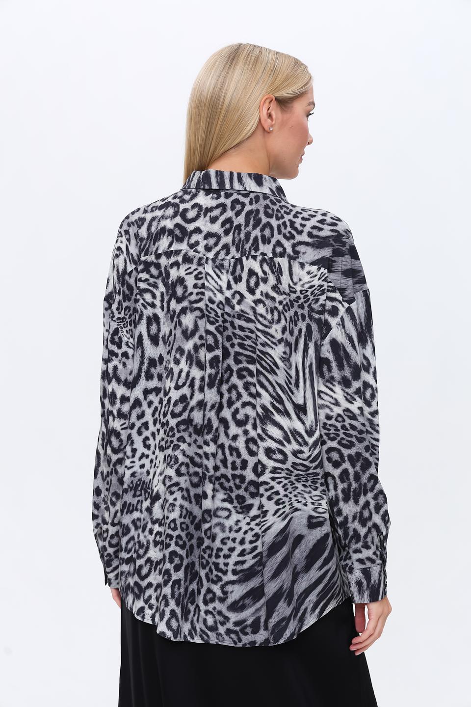 Блуза Monari с принтом хищника