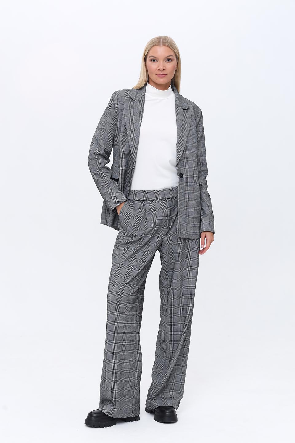 Брюки Monari в клетку серые