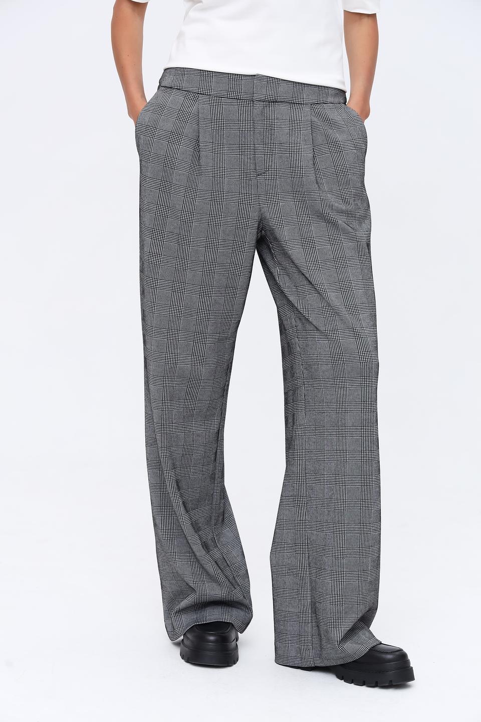 Брюки Monari в клетку серые