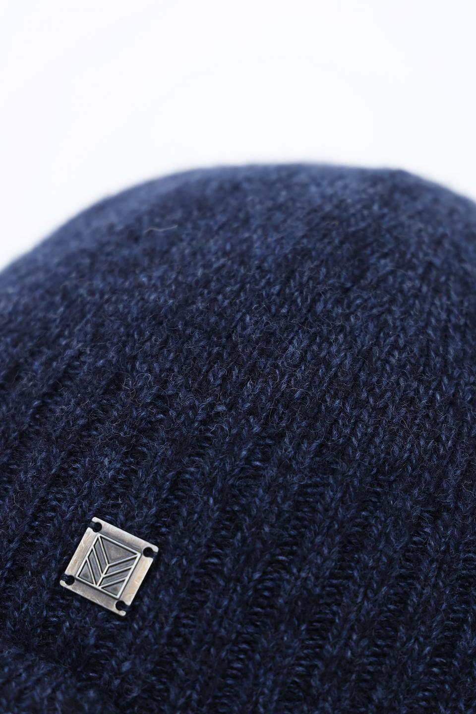 Шапка Marhatter мужская вязаная синяя