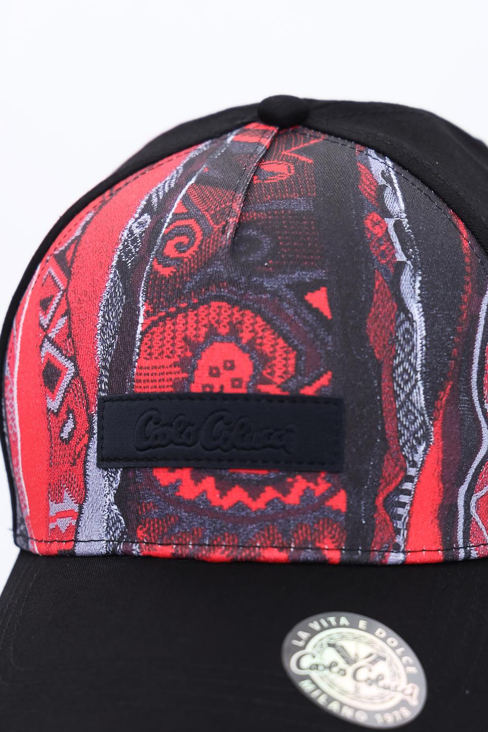 Бейсболка Carlo Colucci с принтом