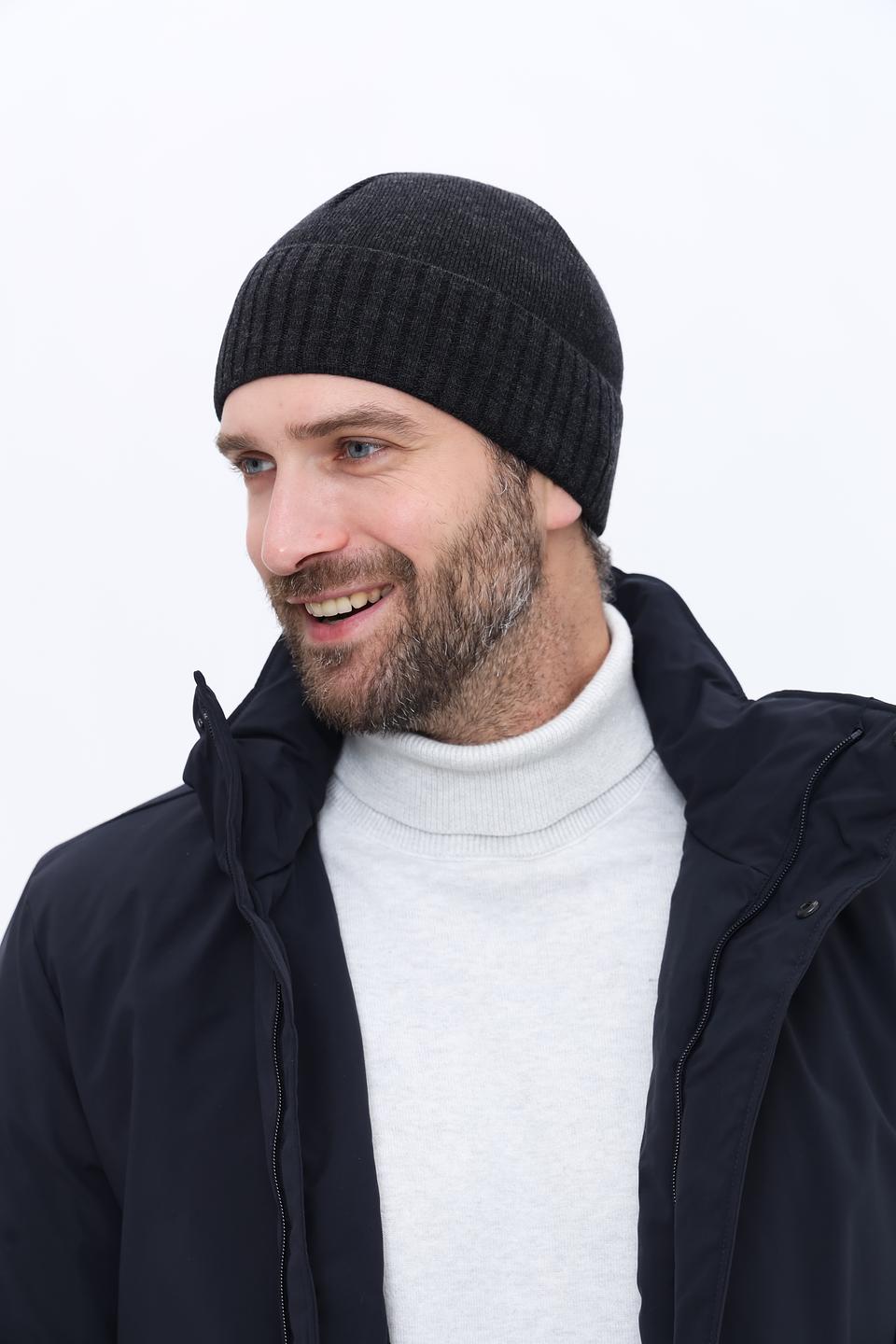 Шапка Marhatter мужская серая