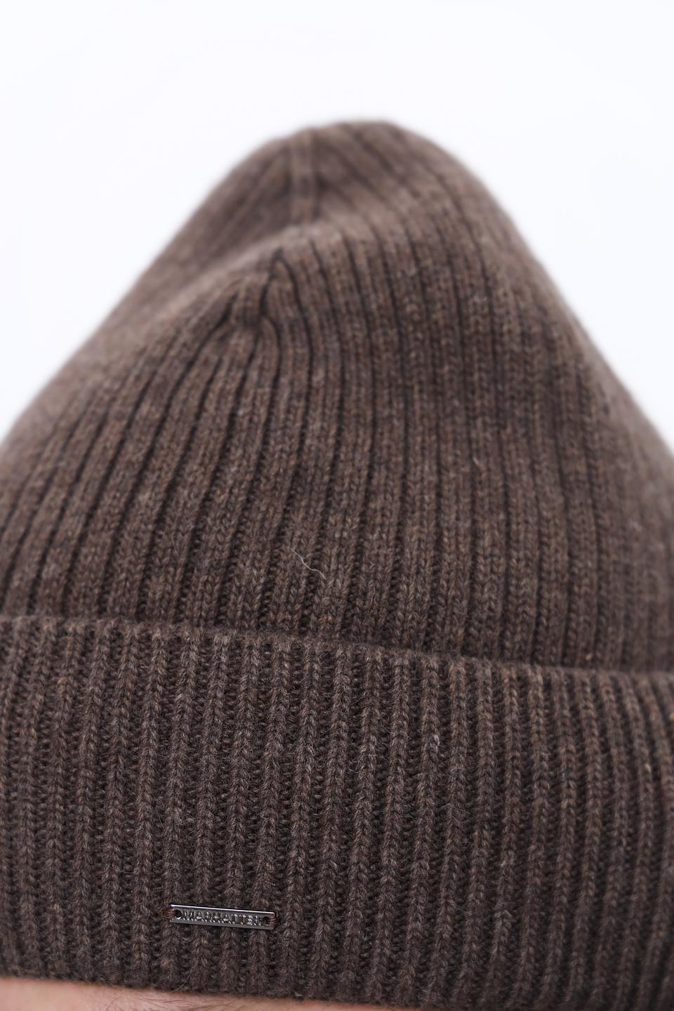 Шапка Marhatter мужская коричневая