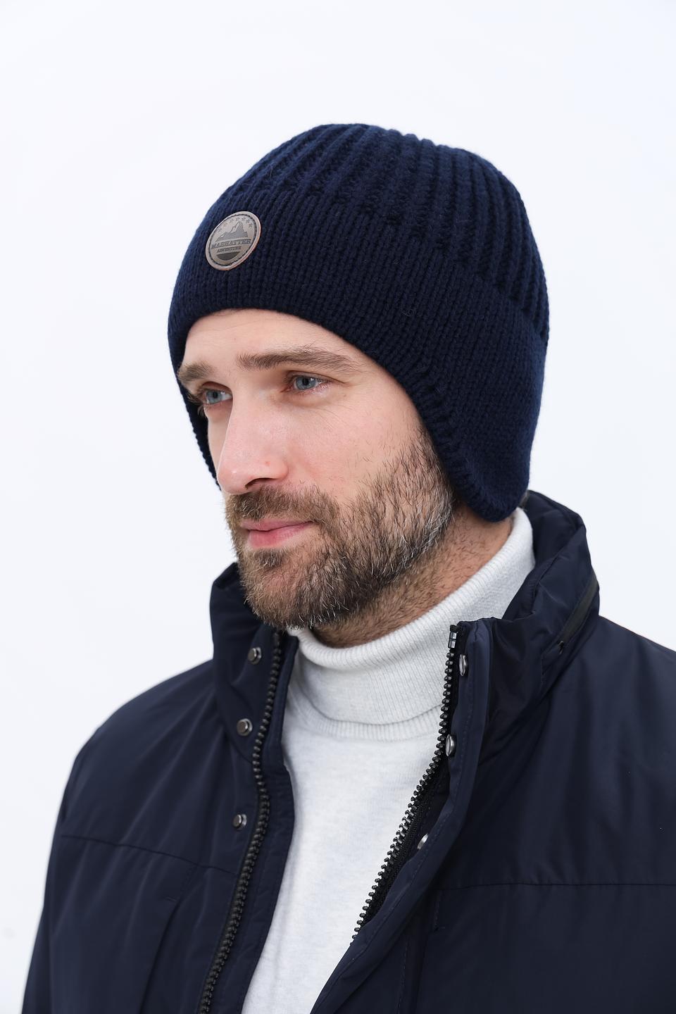 Шапка Marhatter мужская синяя