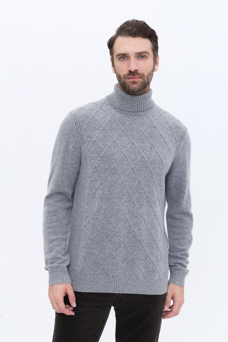 Водолазка Bugatti серый с узором