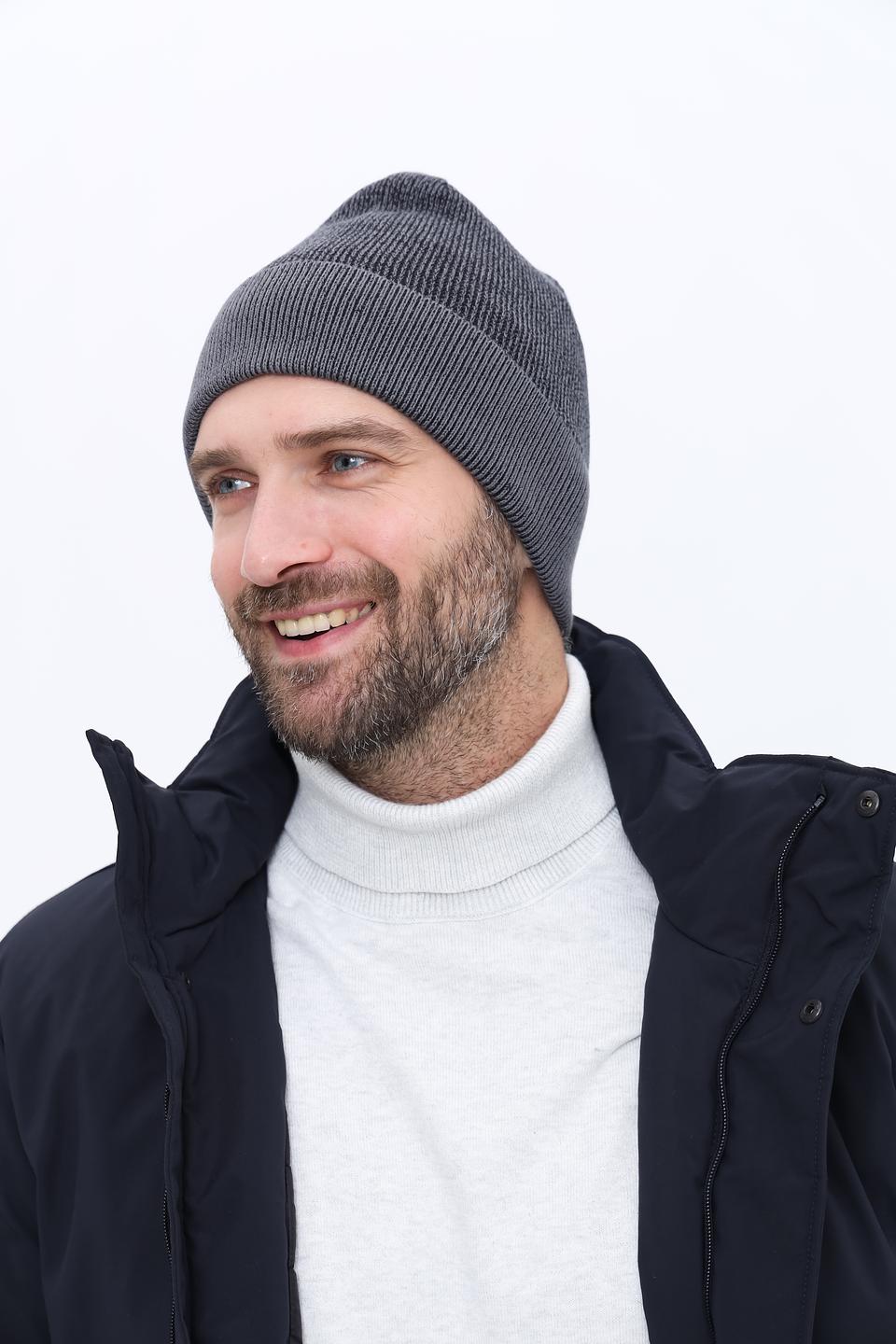 Шапка Casa Moda серая