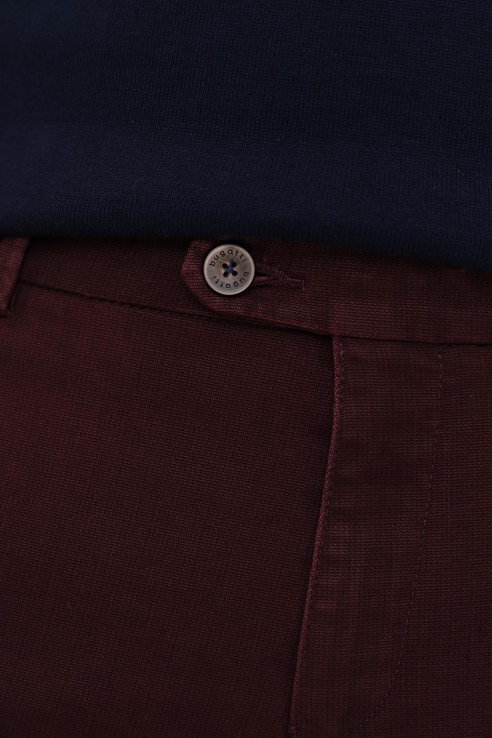 Брюки Bugatti бордовые