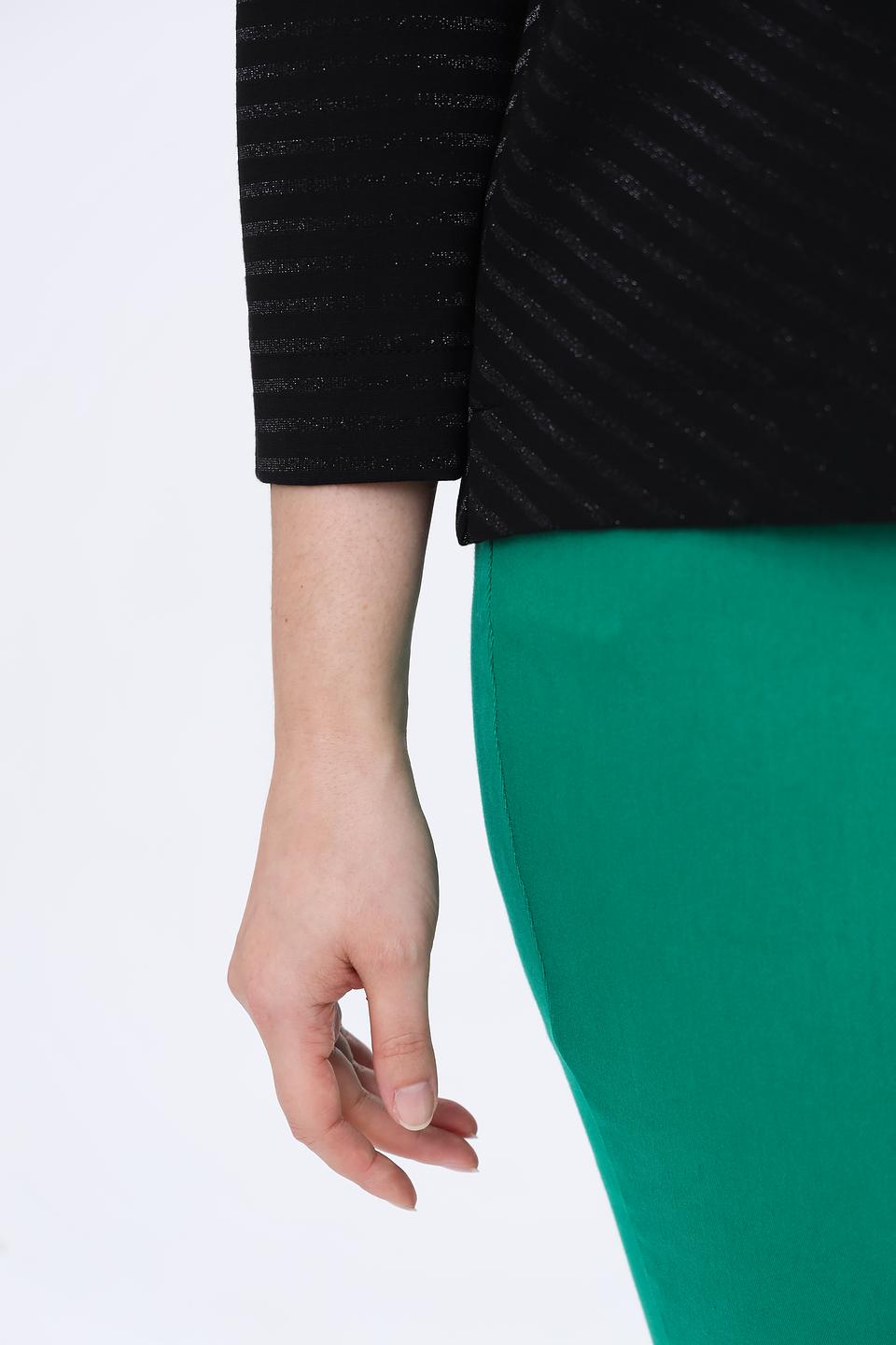 Пуловер Bianca чёрный с узором