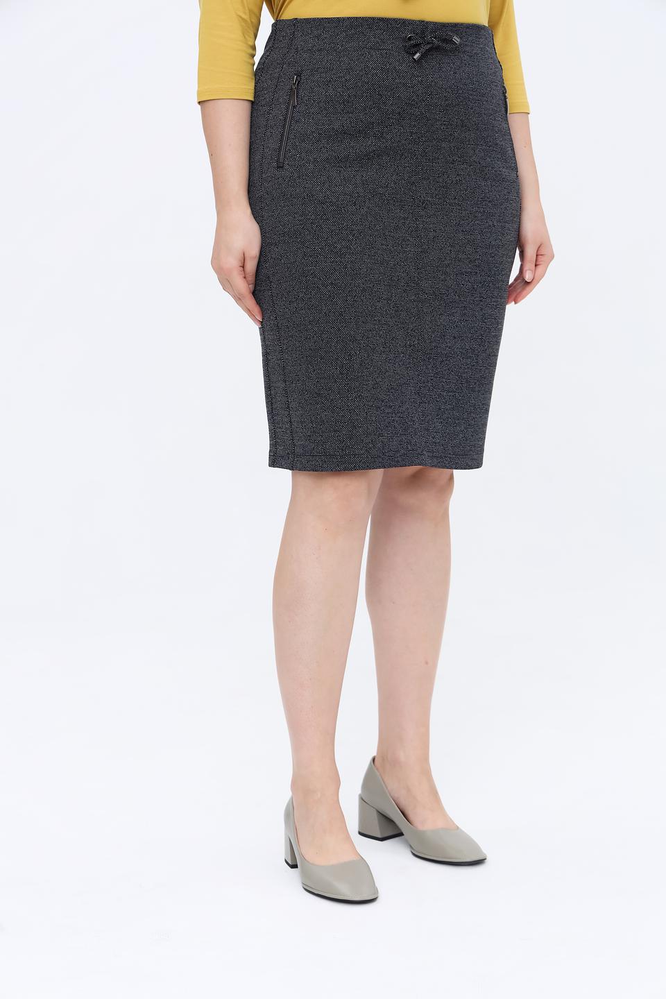 Юбка Barbara Lebek прямая серая