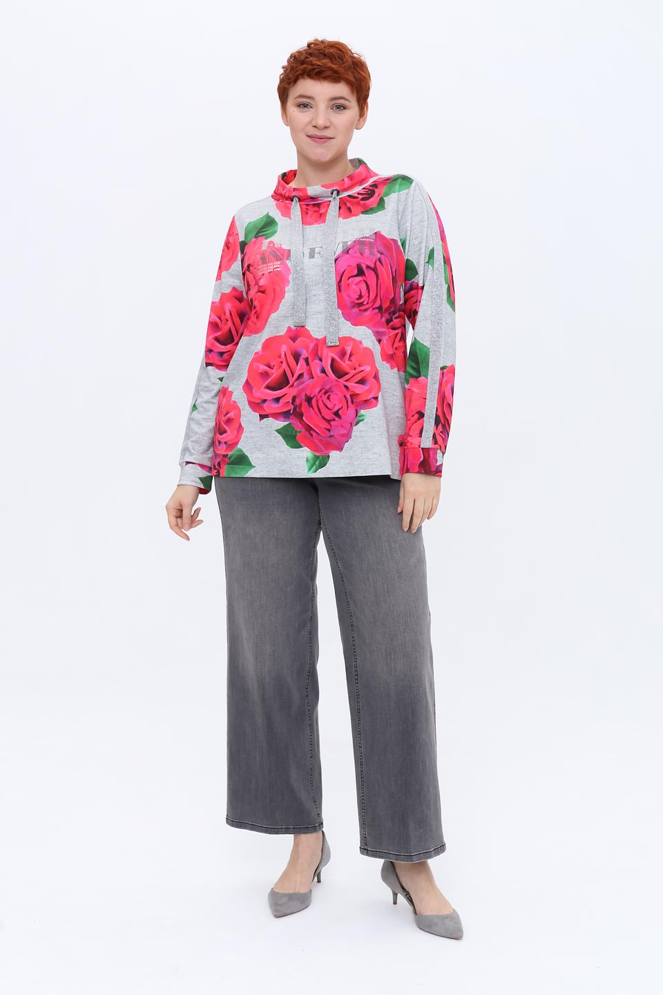 Пуловер Frapp с розами