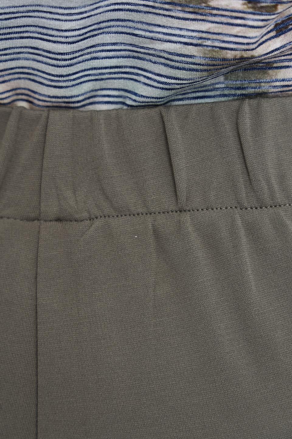 Брюки Lebek кюлоты хаки