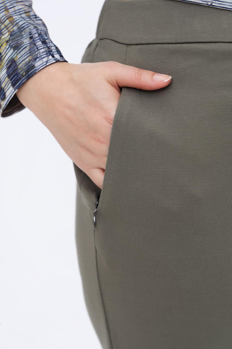 Брюки Lebek кюлоты хаки