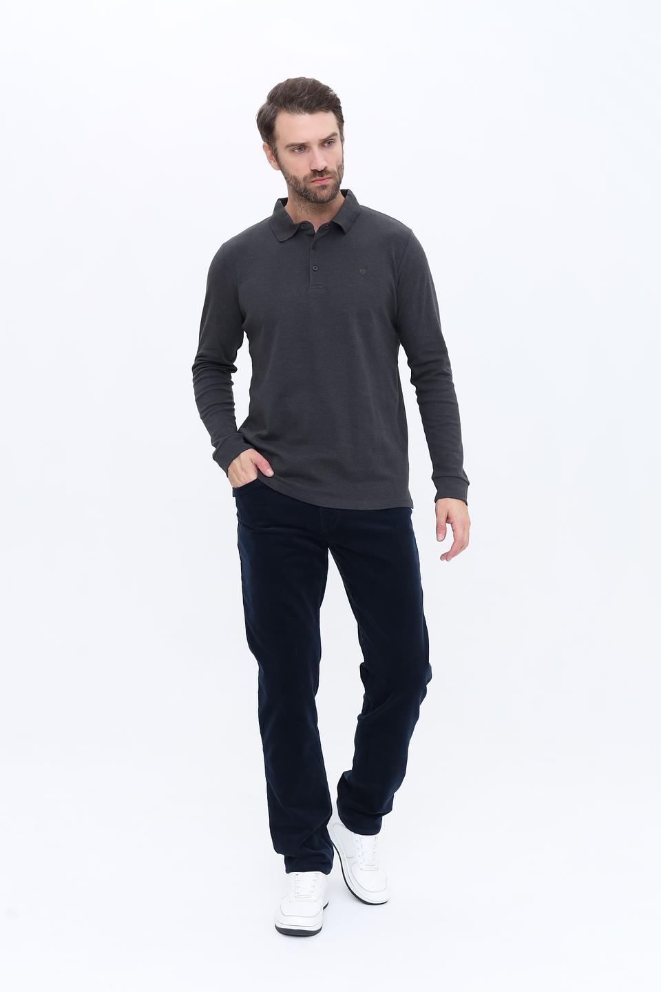 Брюки вельветовые Hattric синие