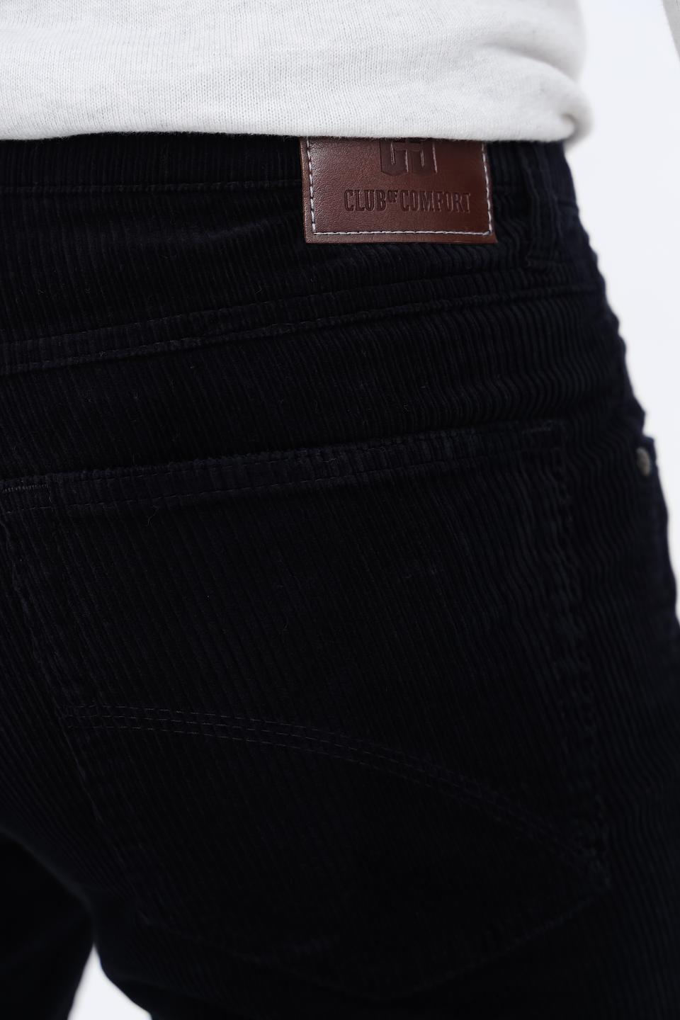 Брюки вельветовые Club of comfort чёрные