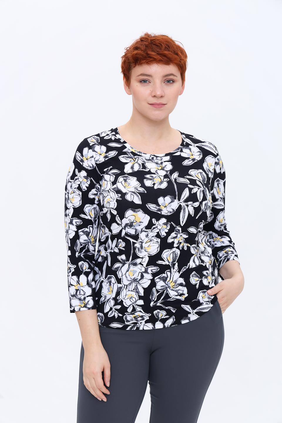 Блуза Rabe collection с цветочным принтом