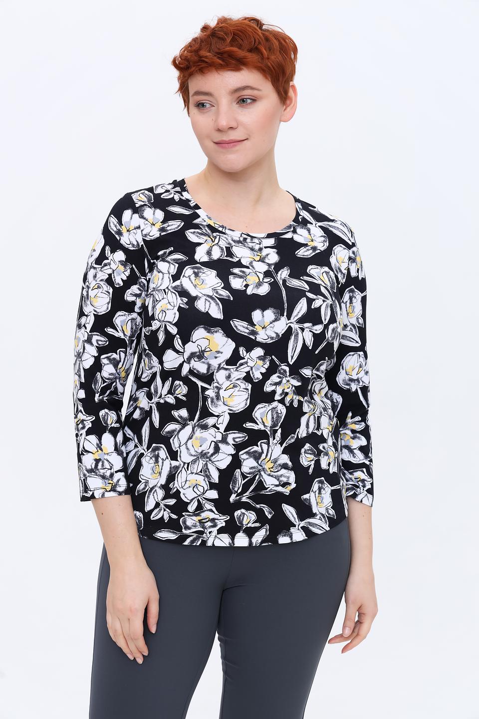 Блуза Rabe collection с цветочным принтом