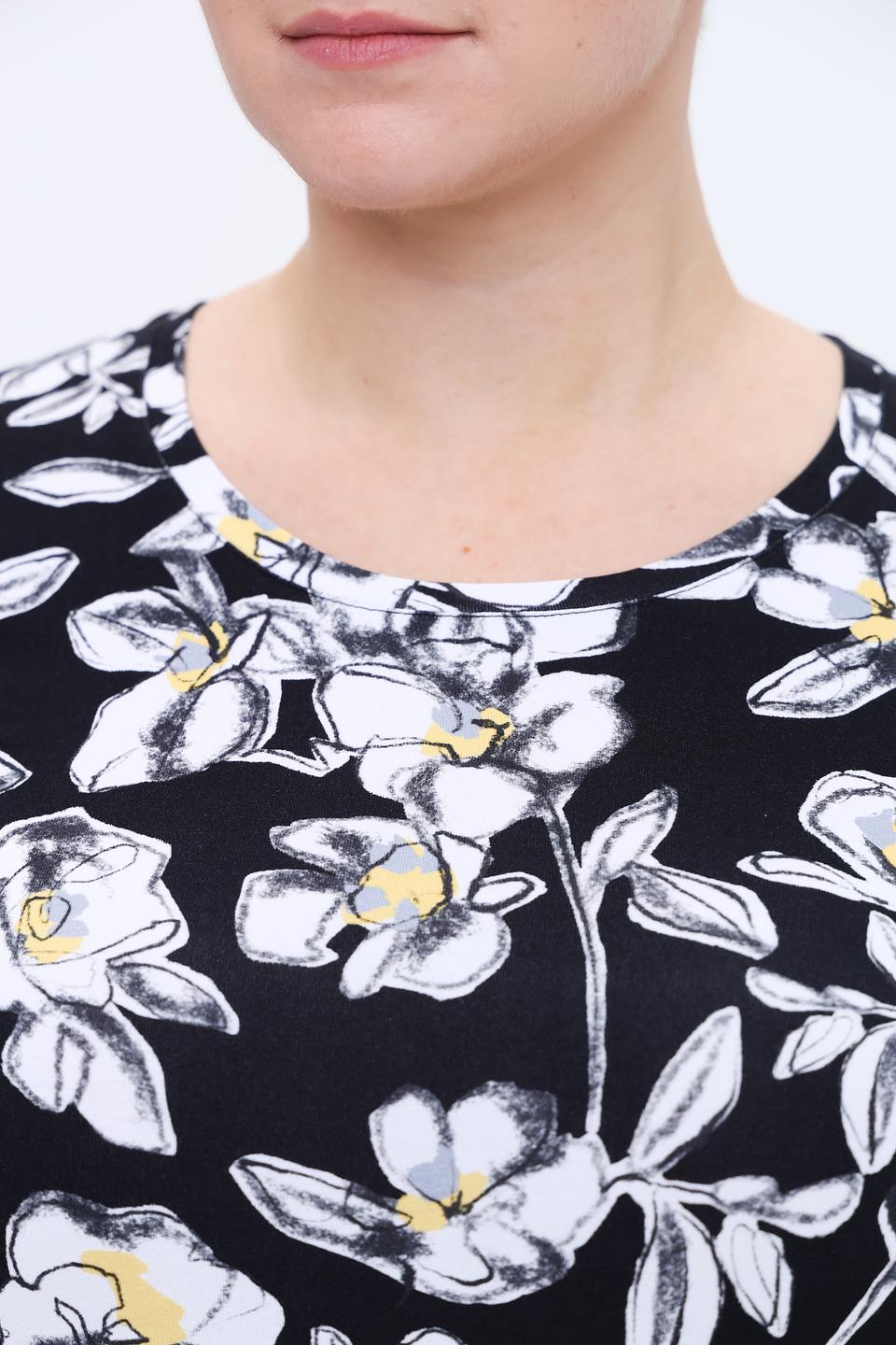 Блуза Rabe collection с цветочным принтом