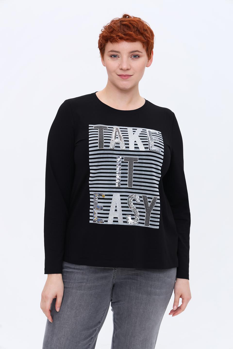 Лонгслив Via Appia с принтом