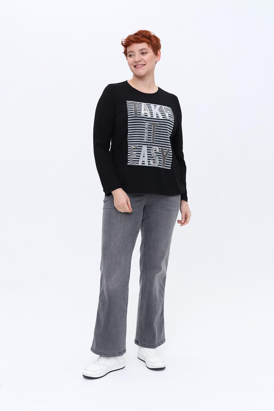 Лонгслив Via Appia с принтом