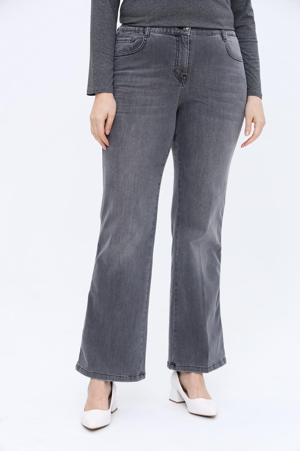 Джинсы клеш Via Appia серые