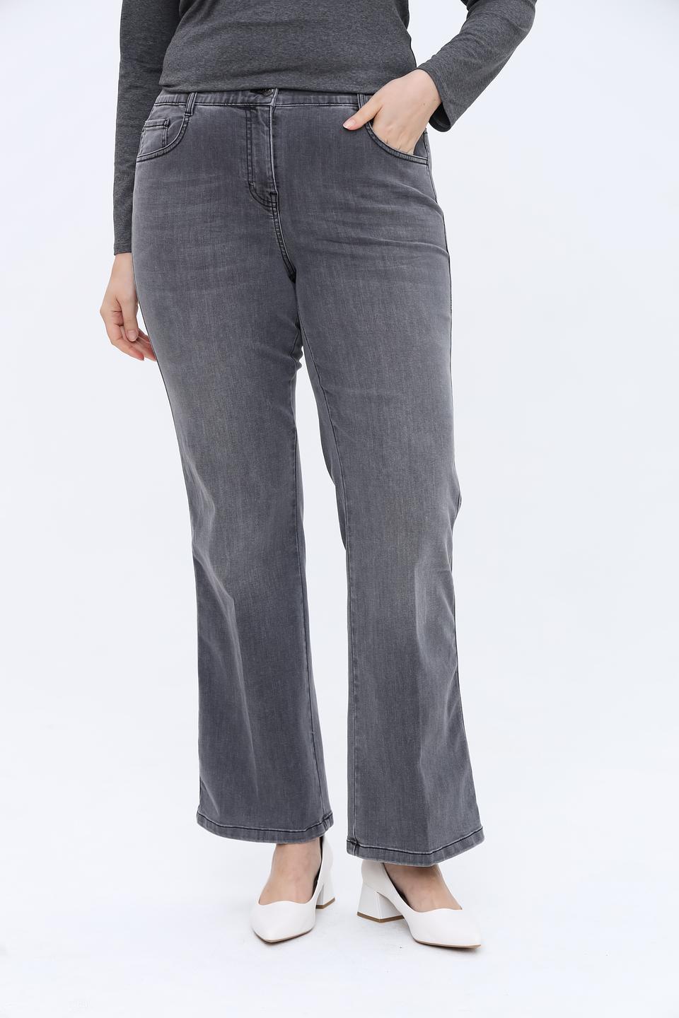 Джинсы клеш Via Appia серые