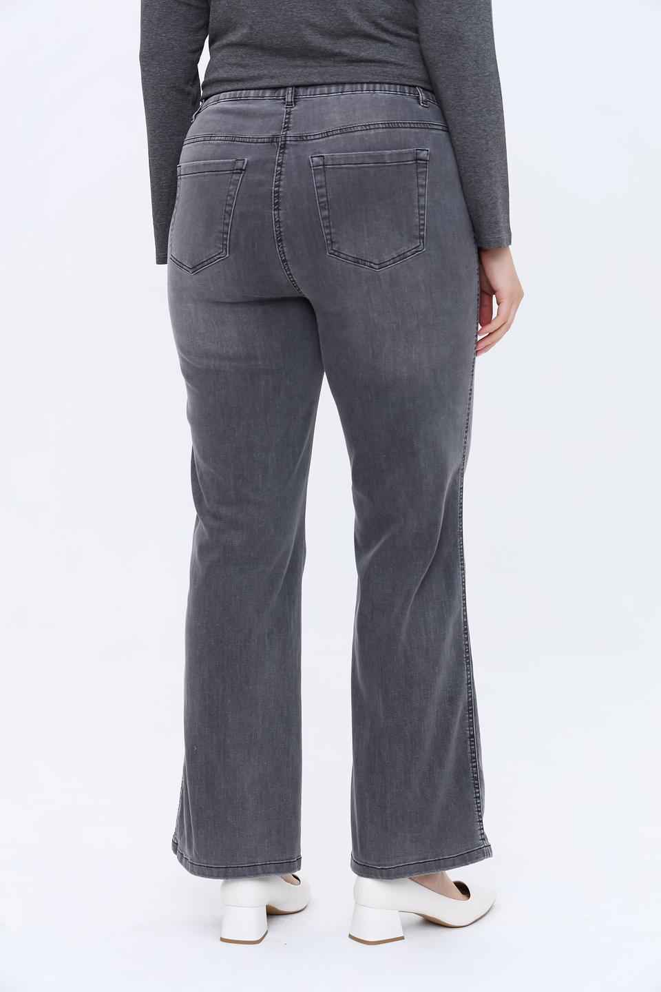 Джинсы клеш Via Appia серые