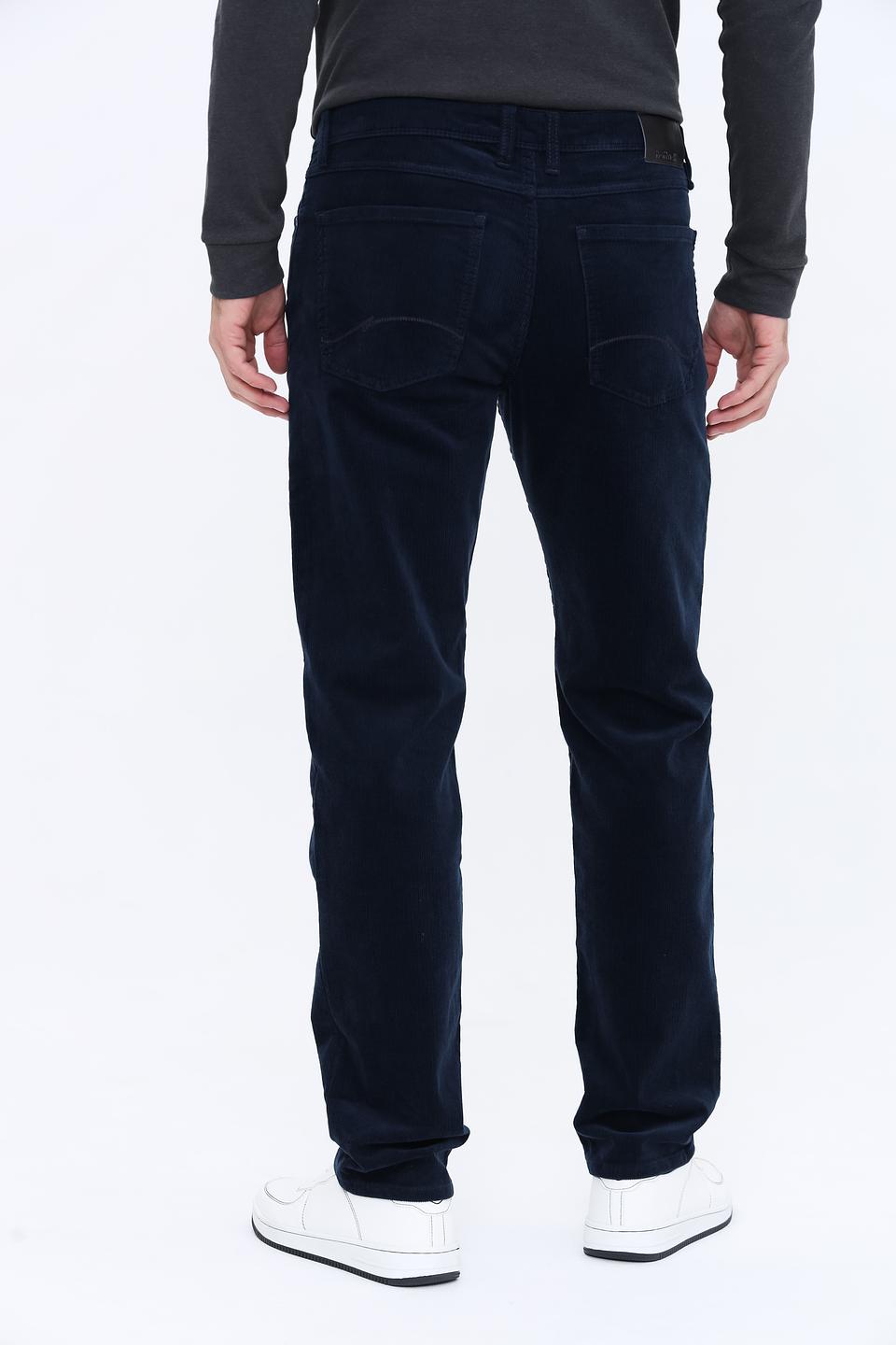 Брюки вельветовые Hattric синие