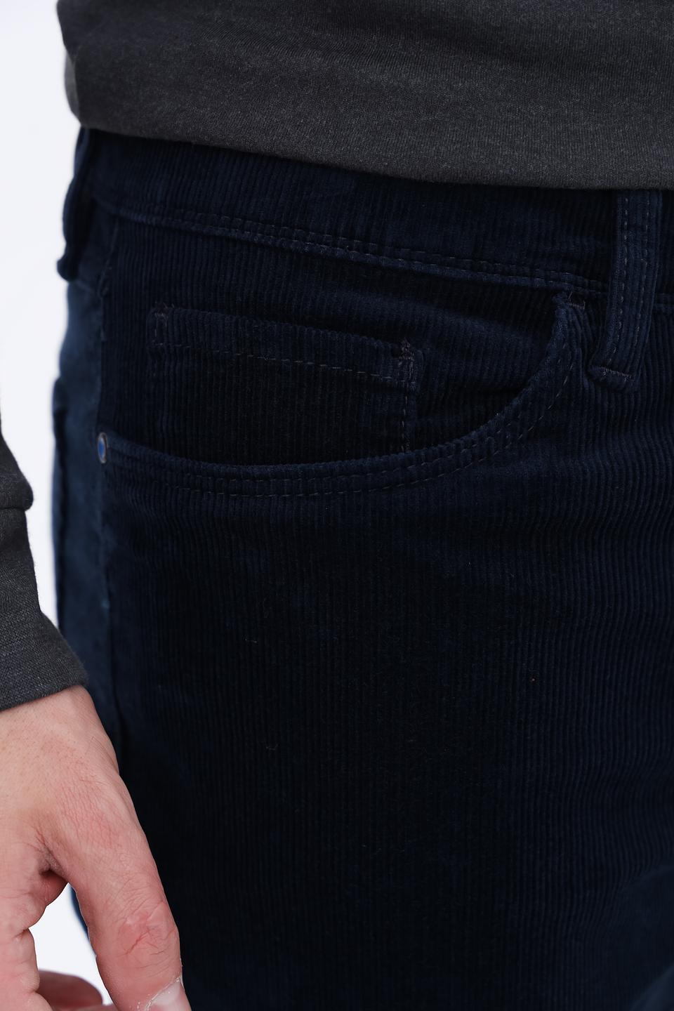 Брюки вельветовые Hattric синие