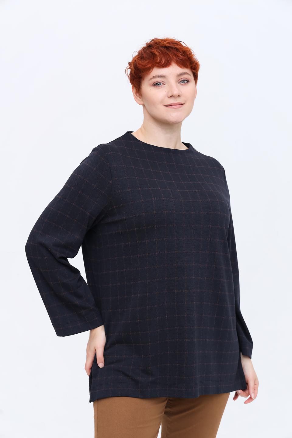 Блуза Frapp в клетку