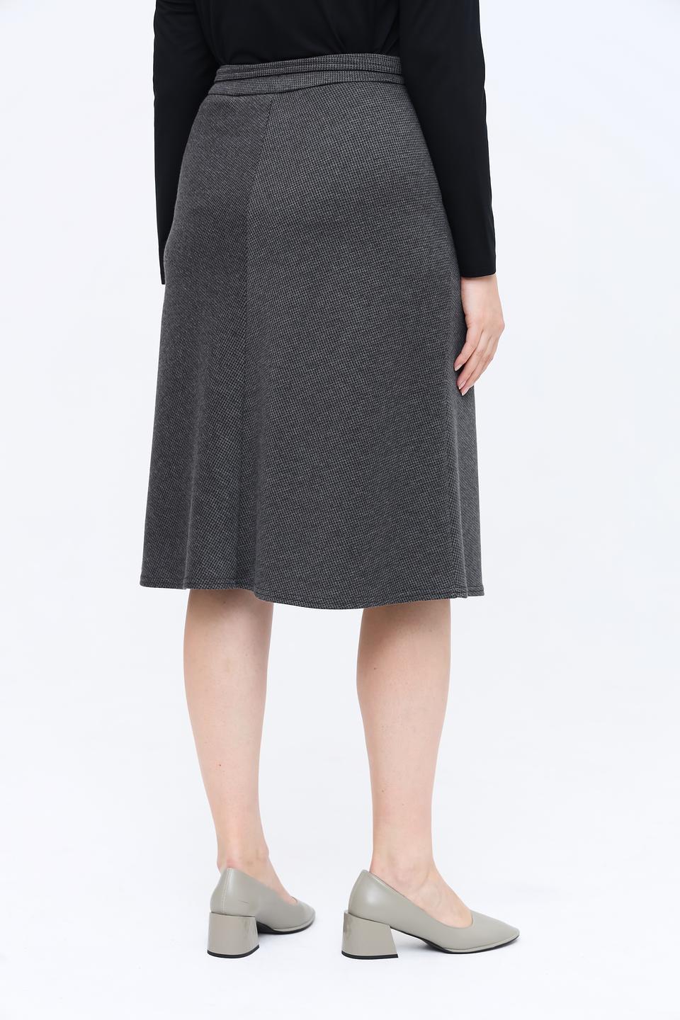 Юбка Frank Walder с запахом серая