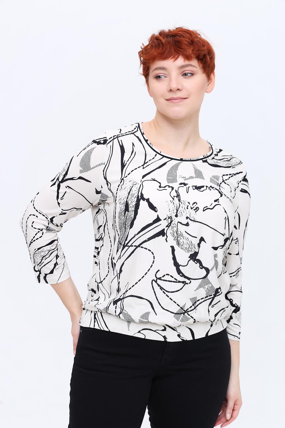 Блуза Frank Walder с принтом