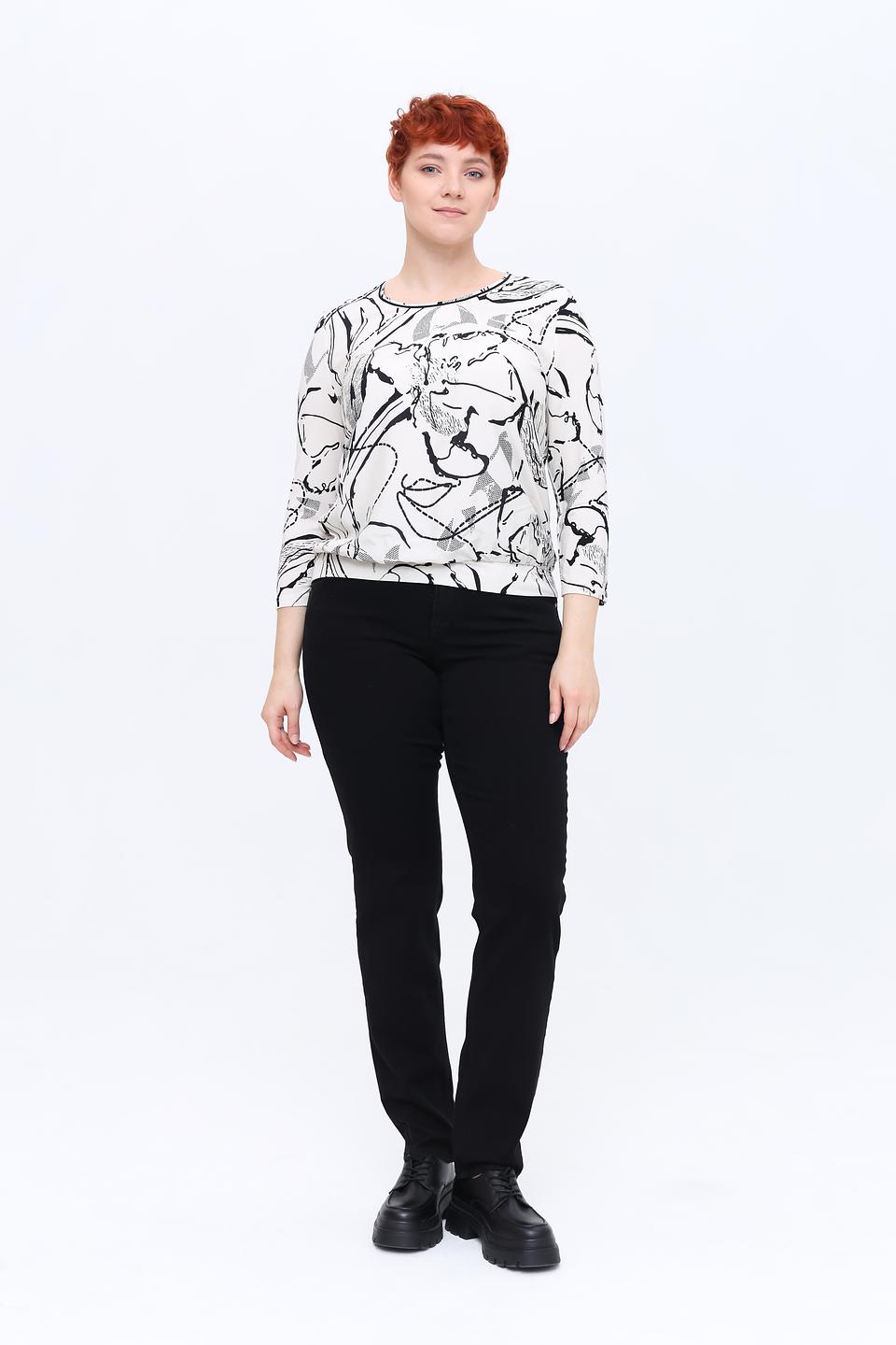 Блуза Frank Walder с принтом