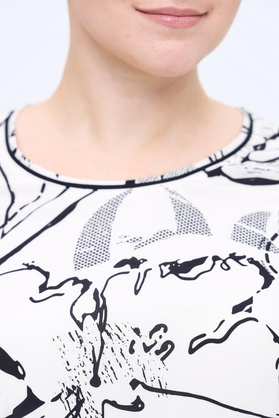 Блуза Frank Walder с принтом