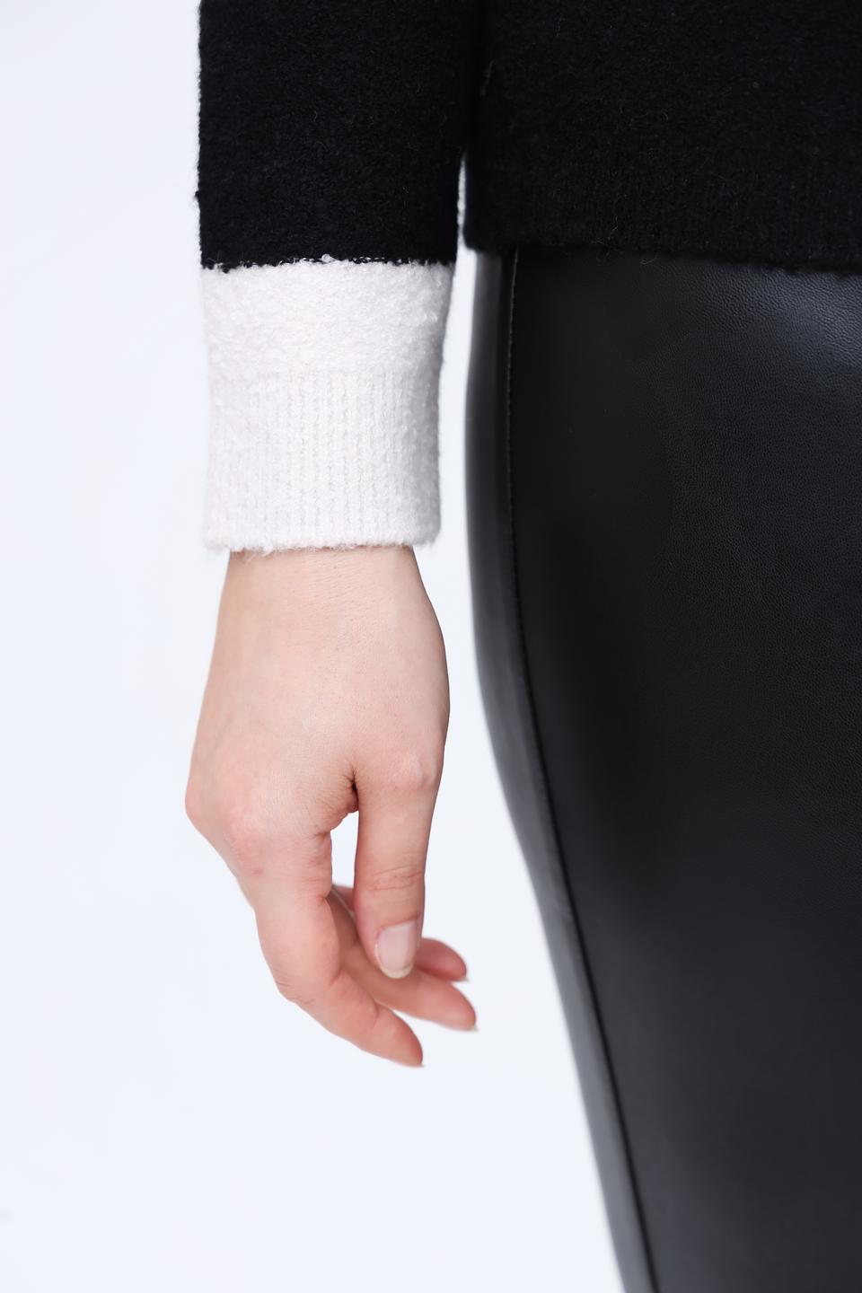 Брюки Frank Walder из экокожи чёрные