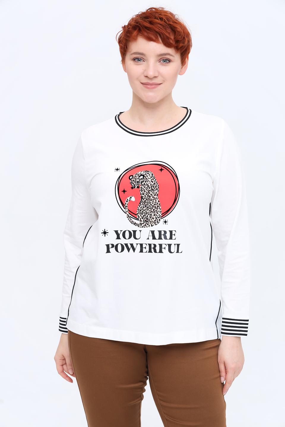 Лонгслив Frapp с принтом