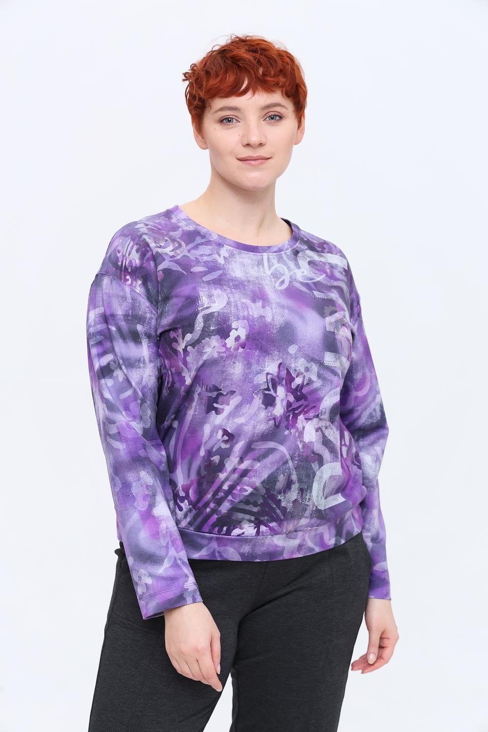 Лонгслив Rabe collection с цветочным принтом