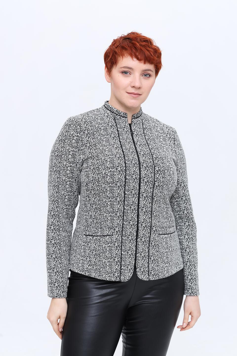 Жакет Frank Walder в клетку серый