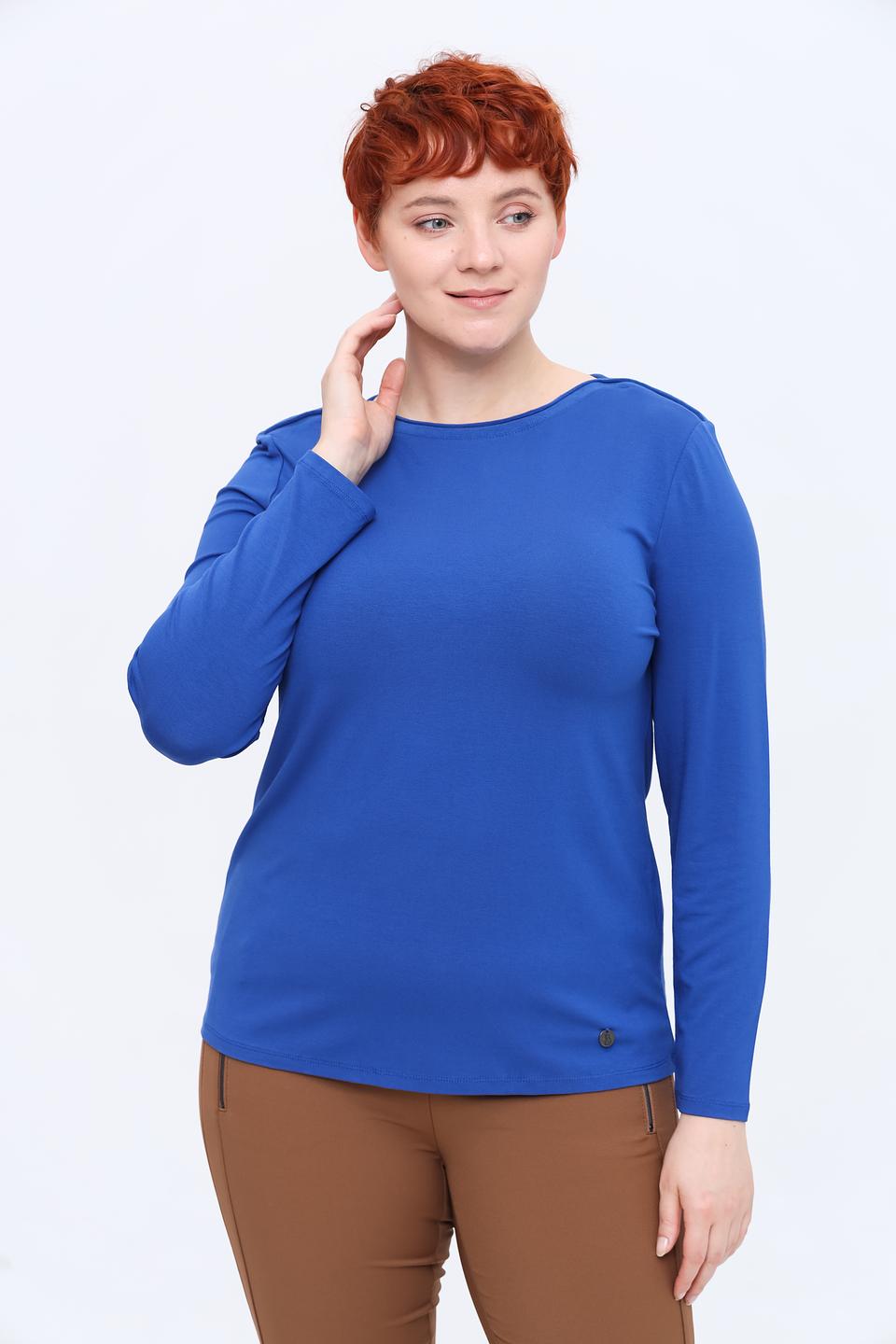 Лонгслив Lebek синий