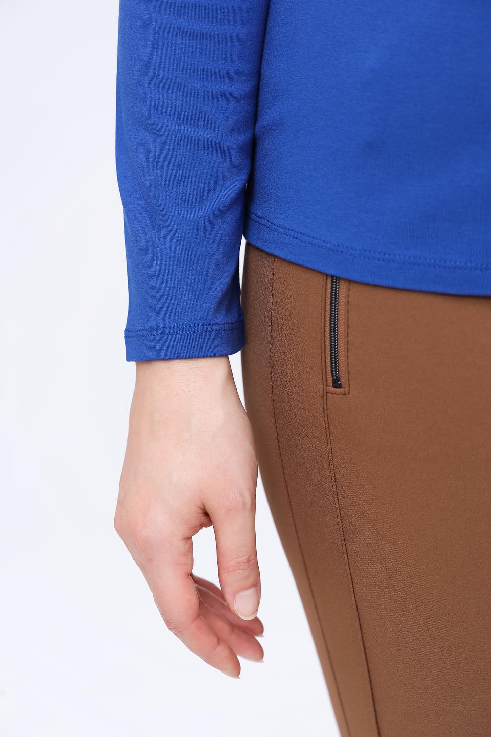 Лонгслив Lebek синий