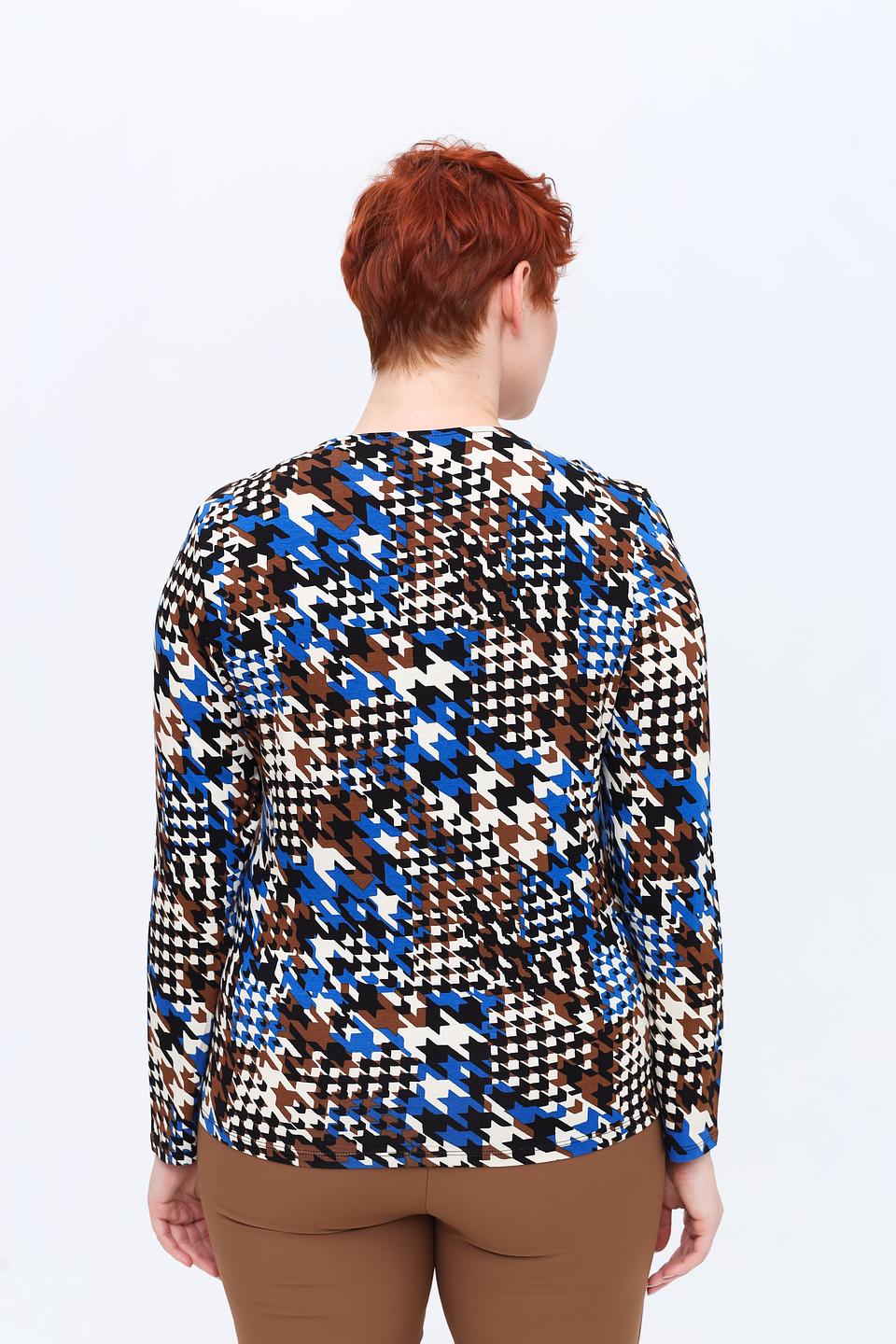 Лонгслив Lebek с принтом