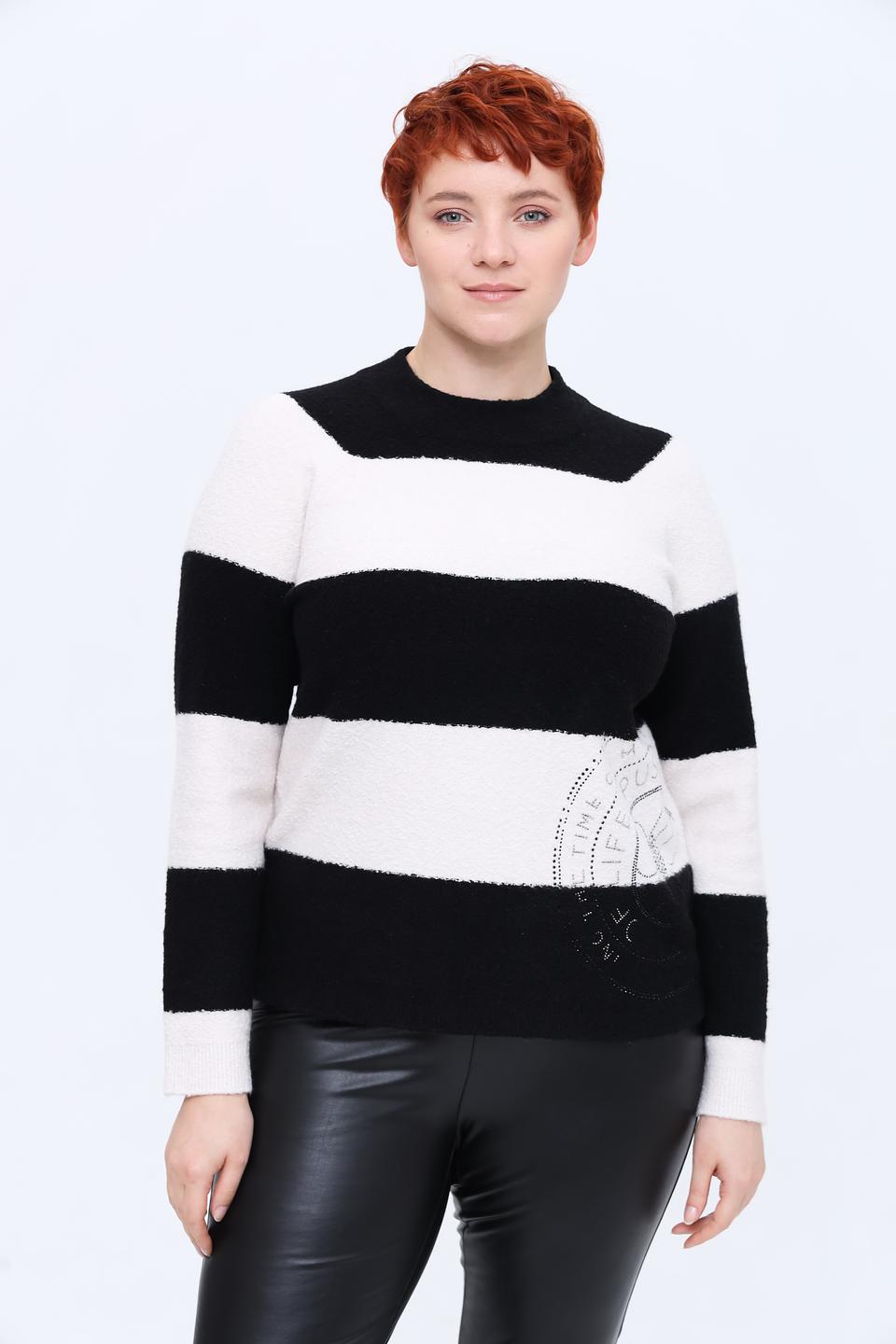 Пуловер Rabe collection в полоску