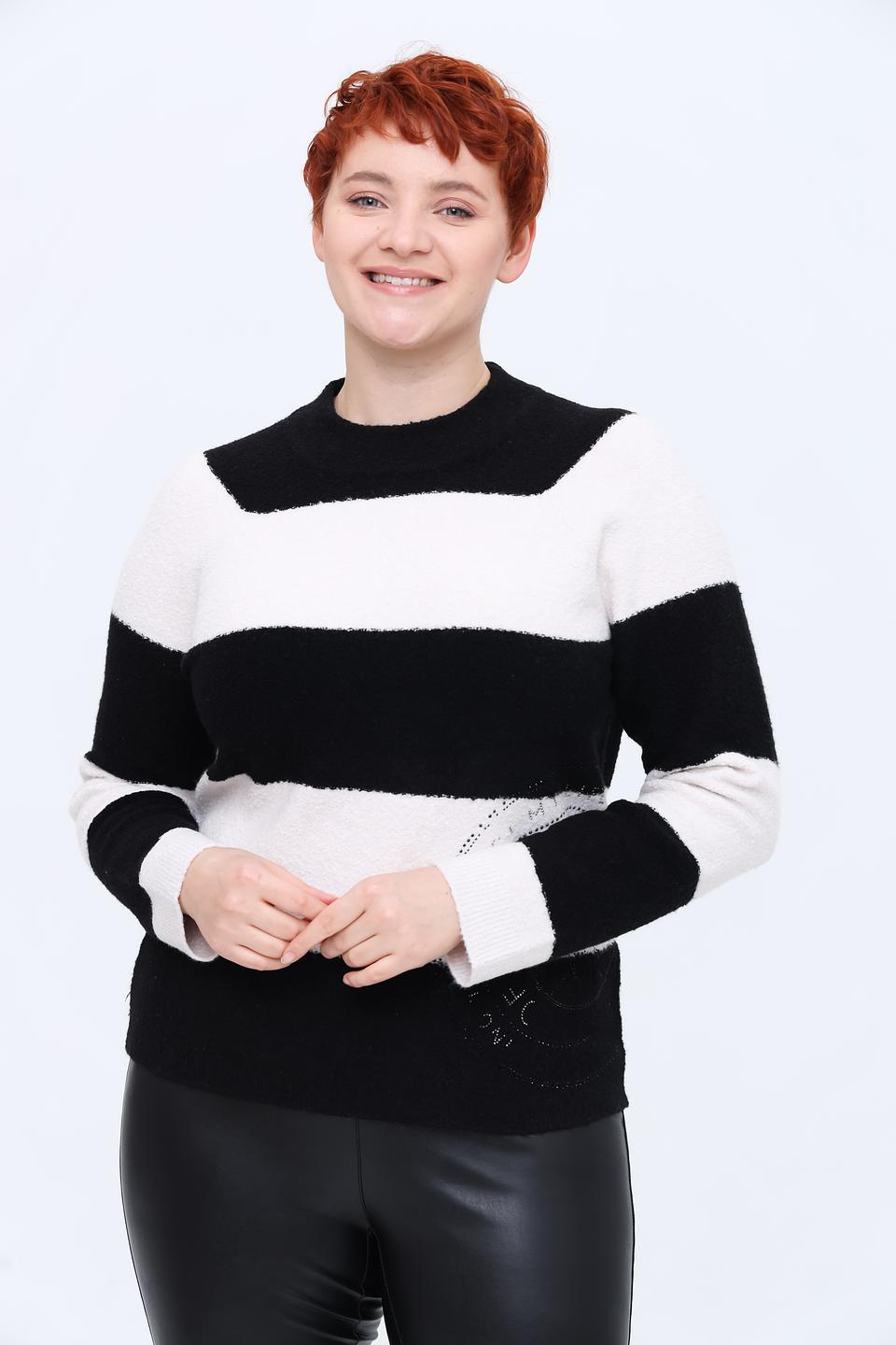 Пуловер Rabe collection в полоску