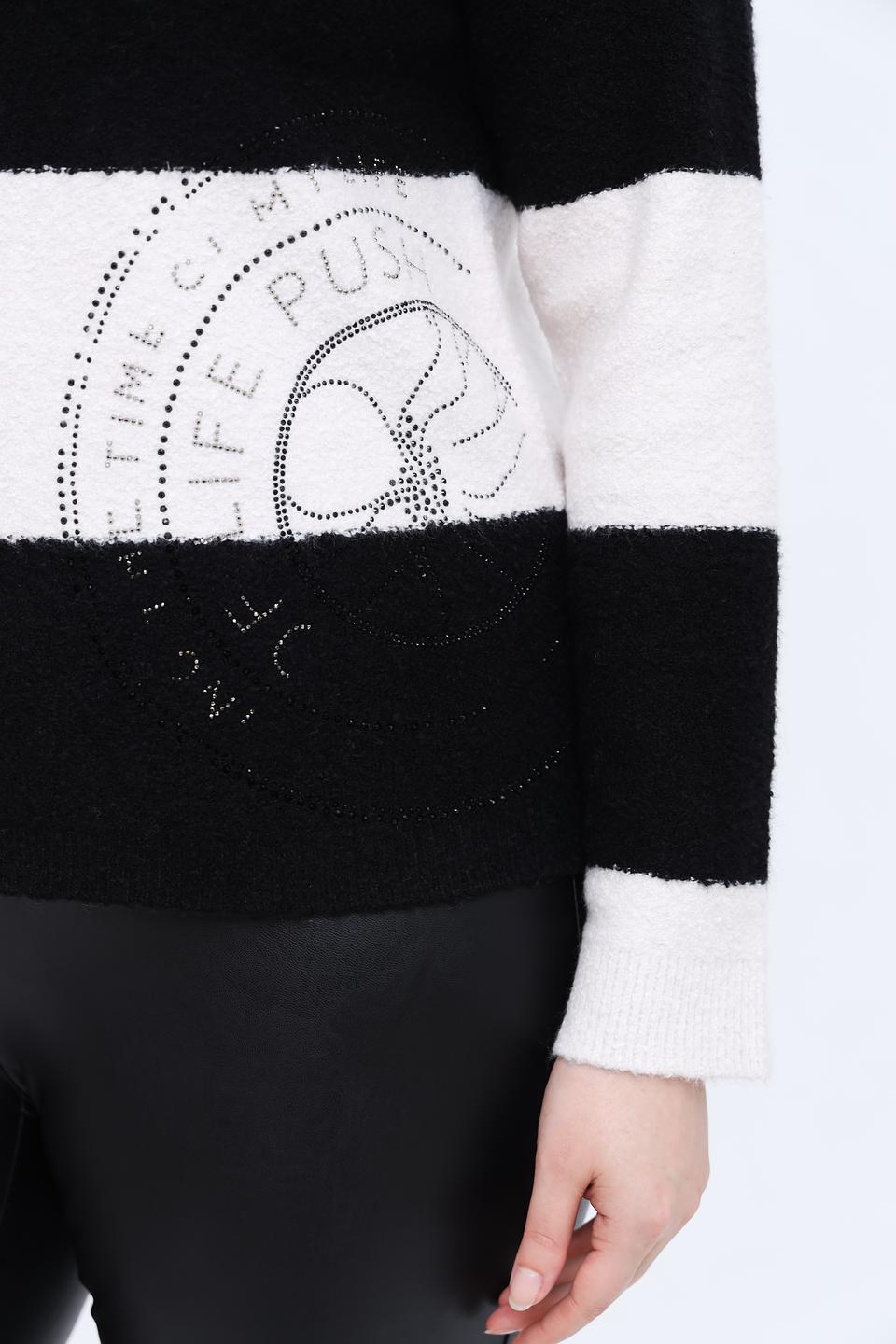 Пуловер Rabe collection в полоску