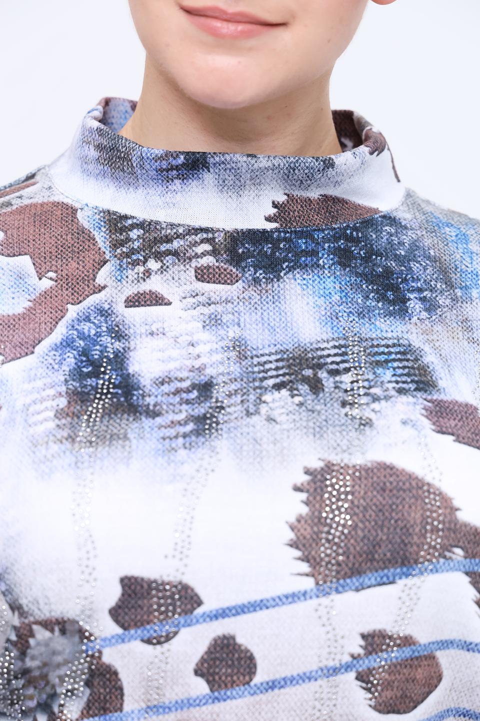 Пуловер Frank Walder с принтом