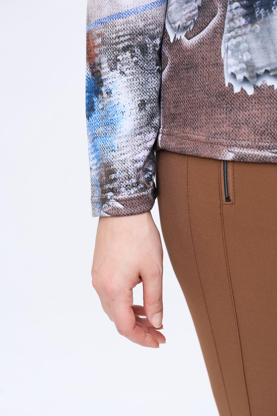 Пуловер Frank Walder с принтом