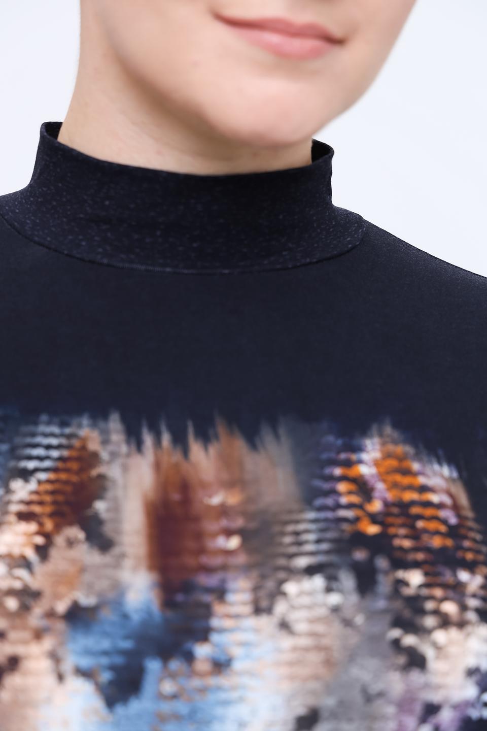 Лонгслив Frank Walder с принтом