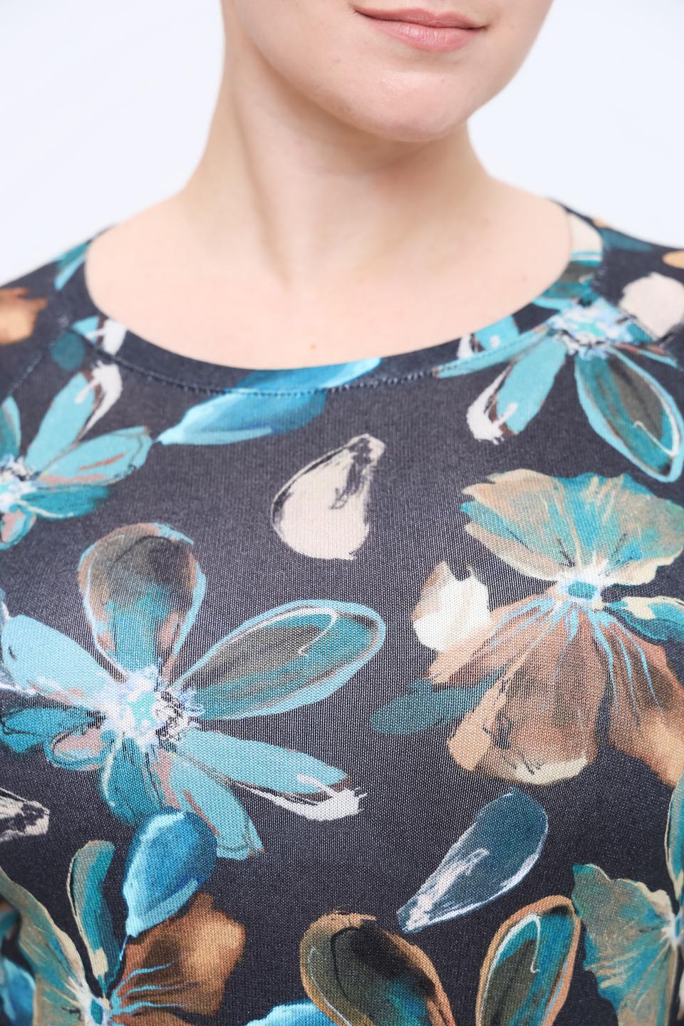 Пуловер Lecomte с цветочным принтом