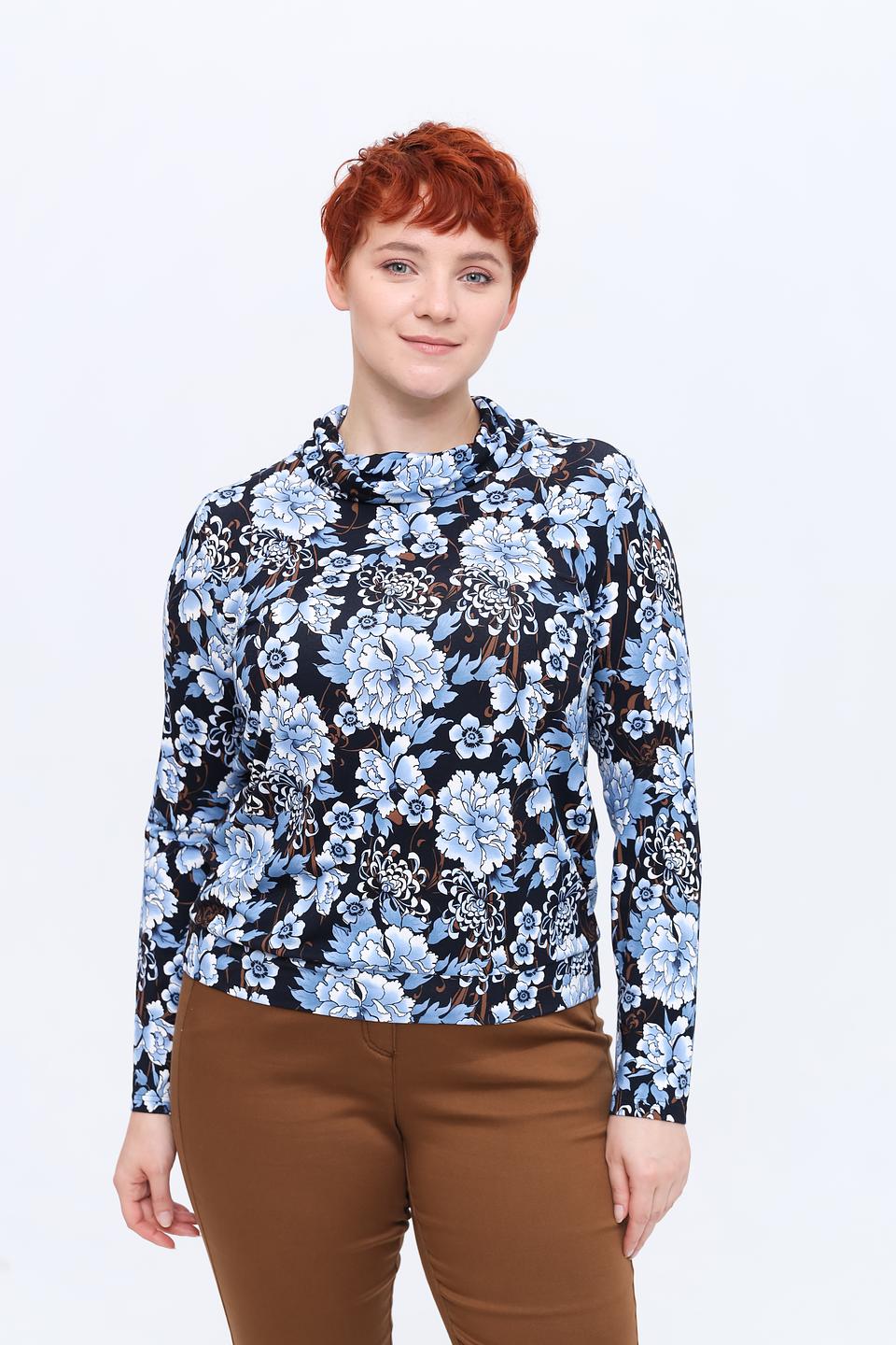 Блуза Frank Walder с цветочным принтом